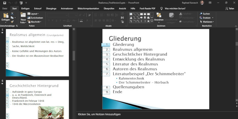 Microsoft Power Point fürs Referat inkl. Vortragstraining